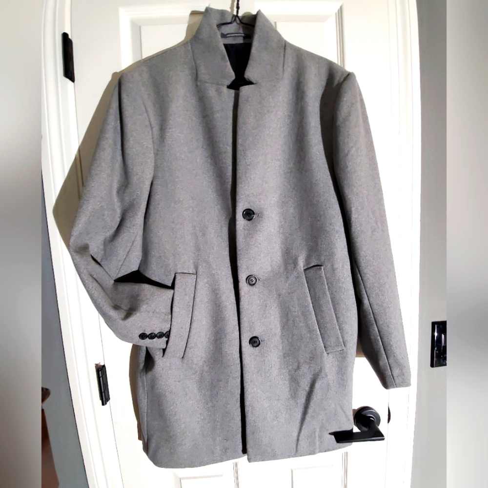 H&M wool-blend trench coat size 42R